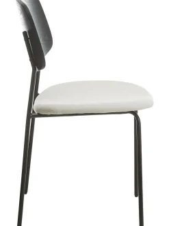 Sedia In Legno Con Seduta Imbottita Nadja 2 Pz