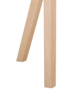 Sedia In Plastica Con Gambe In Legno Dave 2 Pz