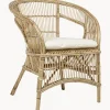 Sedia In Rattan Con Cuscino Consuelo