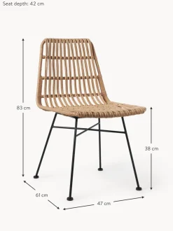 Sedia Intrecciata Costa 2 Pz