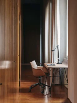 Sedia Per Scrivania Con Braccioli Regolabile In Altezza Q/Wood