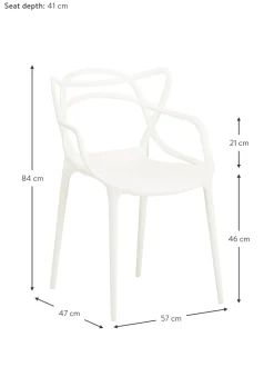 Sedie Con Braccioli Di Design Masters 2 Pz