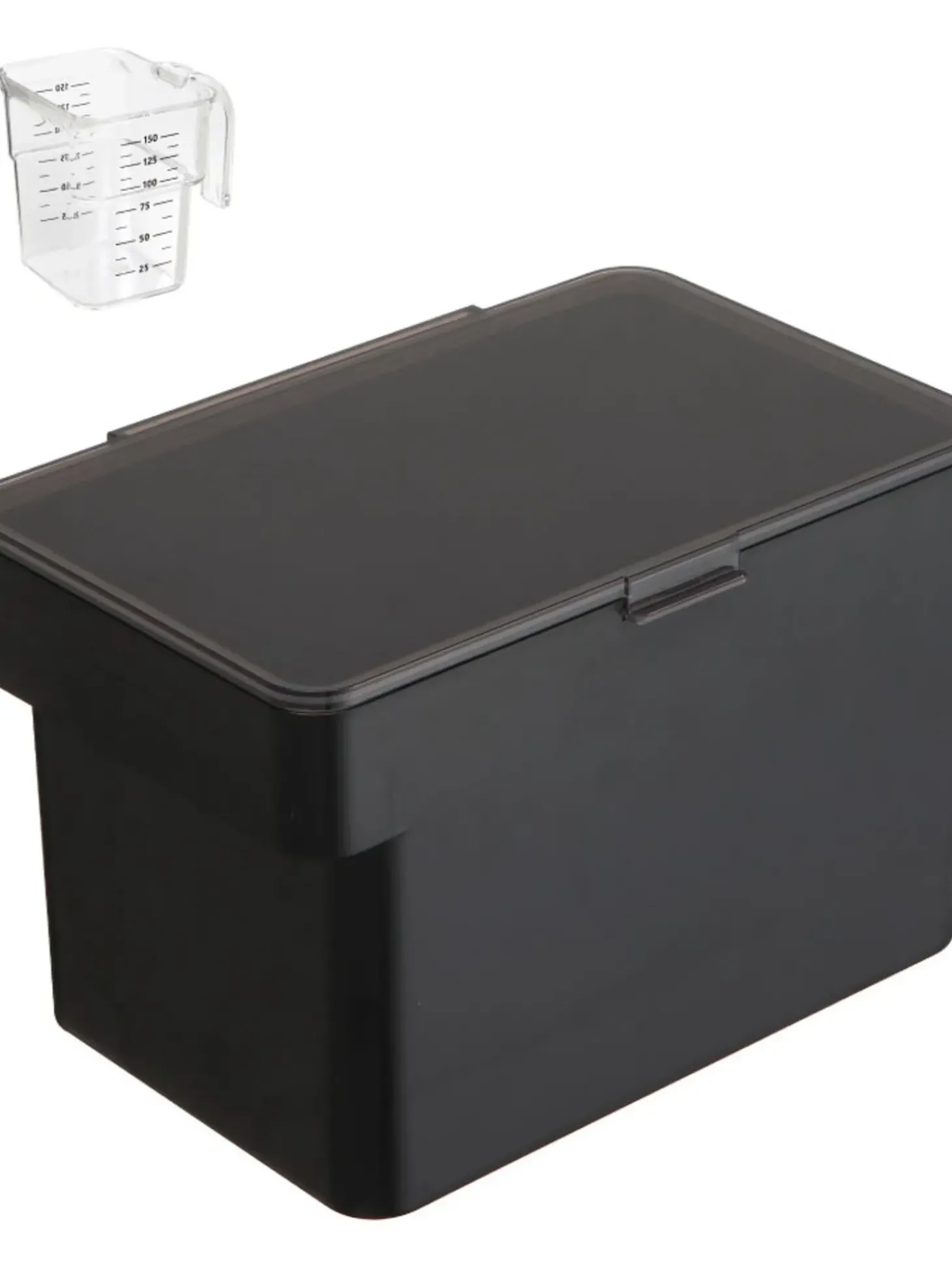 Set 2 Contenitori Per Cibo Per Animali Con Misurino Tower