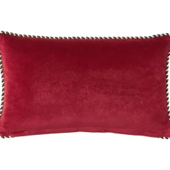 Set 2 Copricuscini In Velluto Rosso Jolly