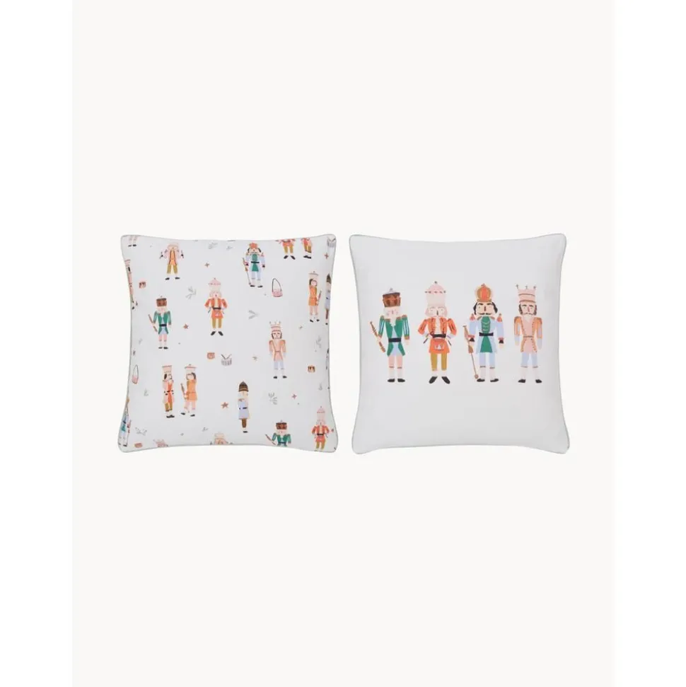 Set 2 Copricuscini Reversibili Dal Design Di Candice Gray Nutcracker