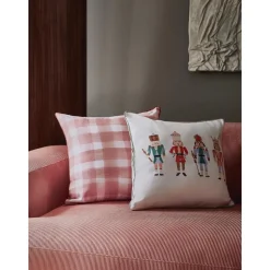 Set 2 Copricuscini Reversibili Dal Design Di Candice Gray Nutcracker