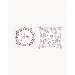 Set 2 Federe Arredo Con Stampa Invernale Joy