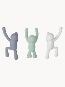 Set 3 Ganci Appendiabiti Da Parete Buddy