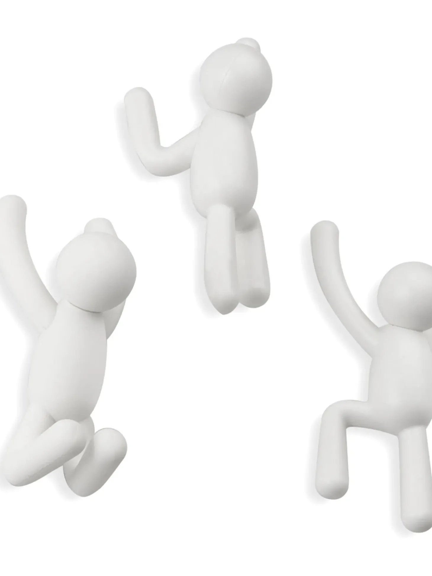 Set 3 Ganci Appendiabiti Da Parete Buddy