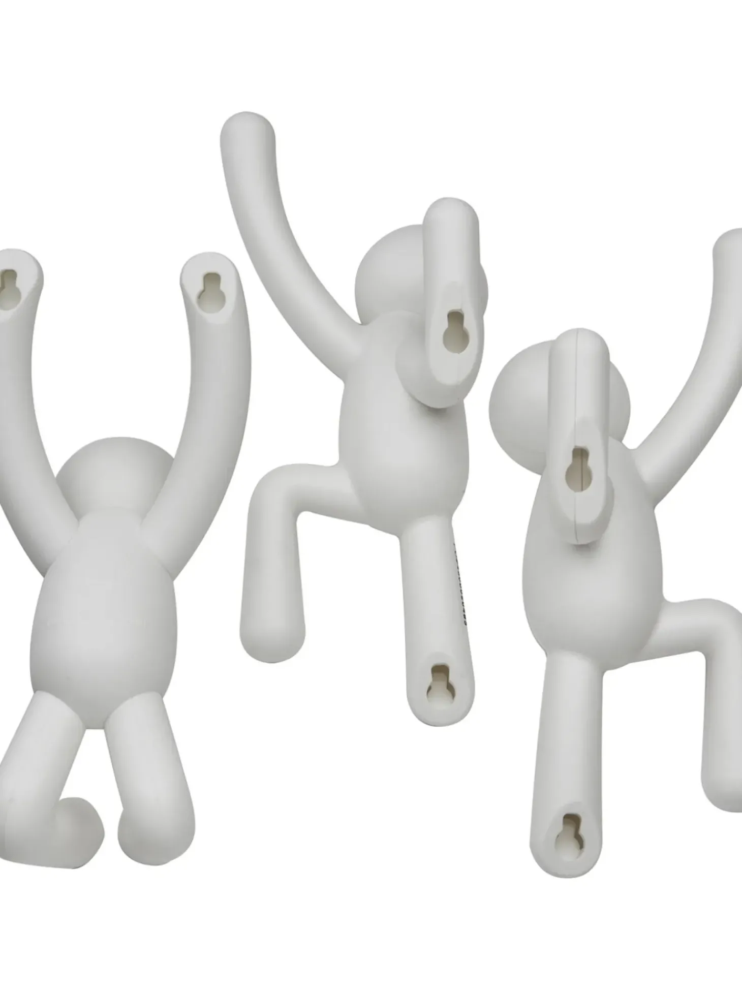 Set 3 Ganci Appendiabiti Da Parete Buddy