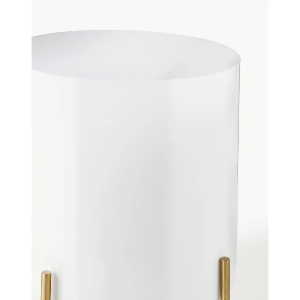 Set 2 Portavasi Alti In Metallo Mina