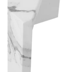 Set 2 Tavolini Da Salotto Effetto Marmo Vilma