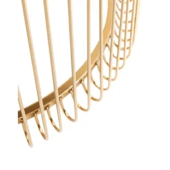 Set 2 Tavolini Da Salotto Con Piano In Vetro Wire