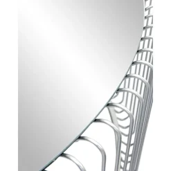 Set 2 Tavolini Da Salotto Con Piano In Vetro Wire