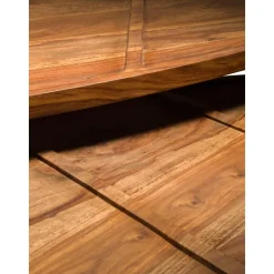 Set 2 Tavolini Ovali Da Salotto In Legno Di Sheesham Sham