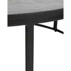 Set 2 Tavolini Rotondi Da Salotto In Legno Di Mango Andrew