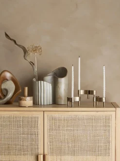 Set 2 Vasi Fatti A Mano In Gres Henaj