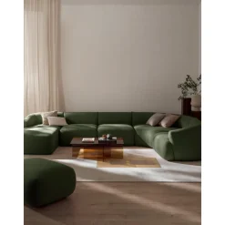 Set Divano Componibile In Boucle Sofia