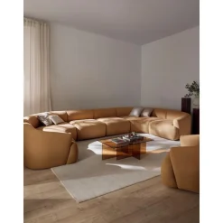 Set Divano Componibile Xl In Boucle Sofia