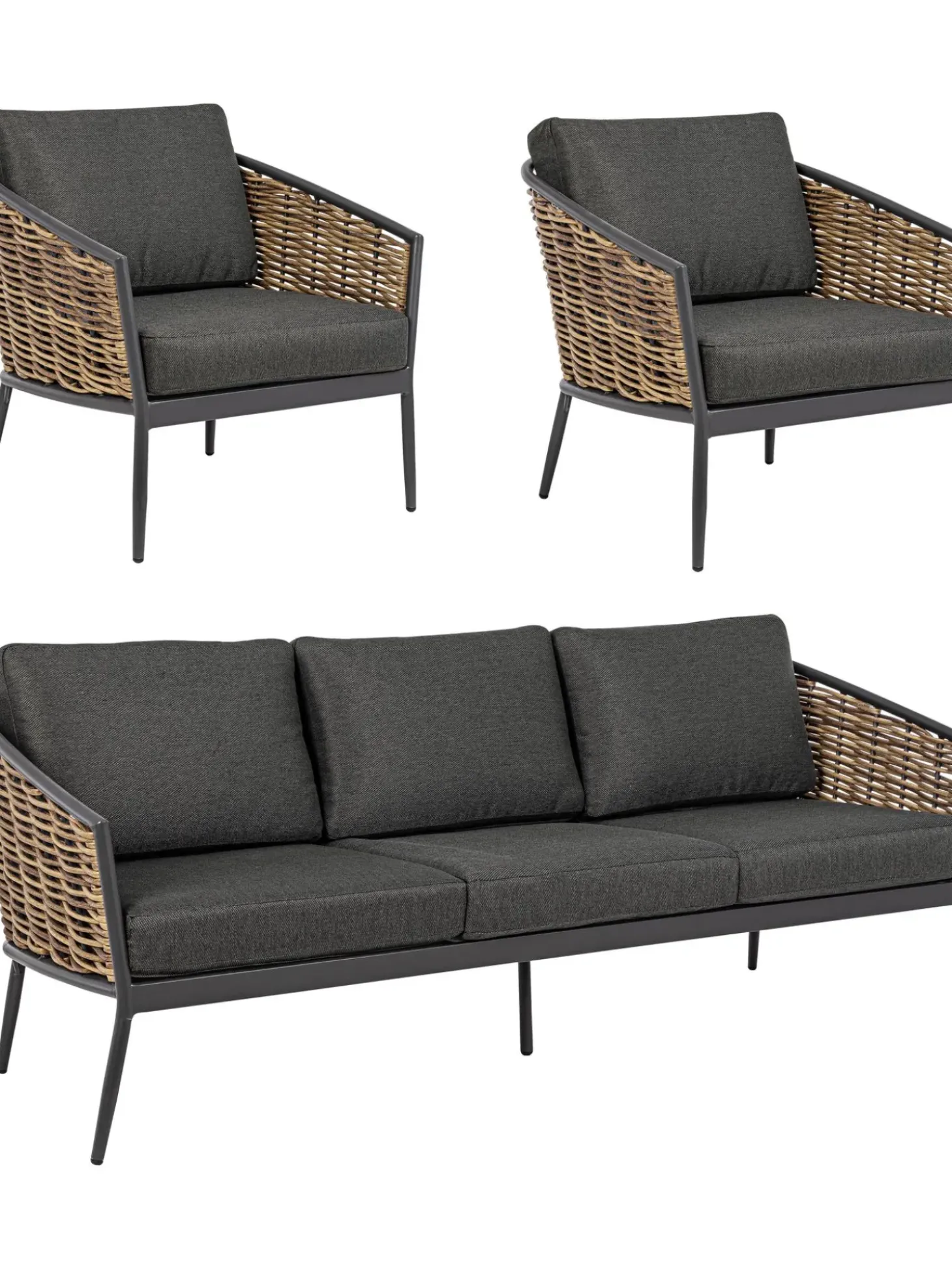 Set Salotto Da Giardino Maribela 3 Pz