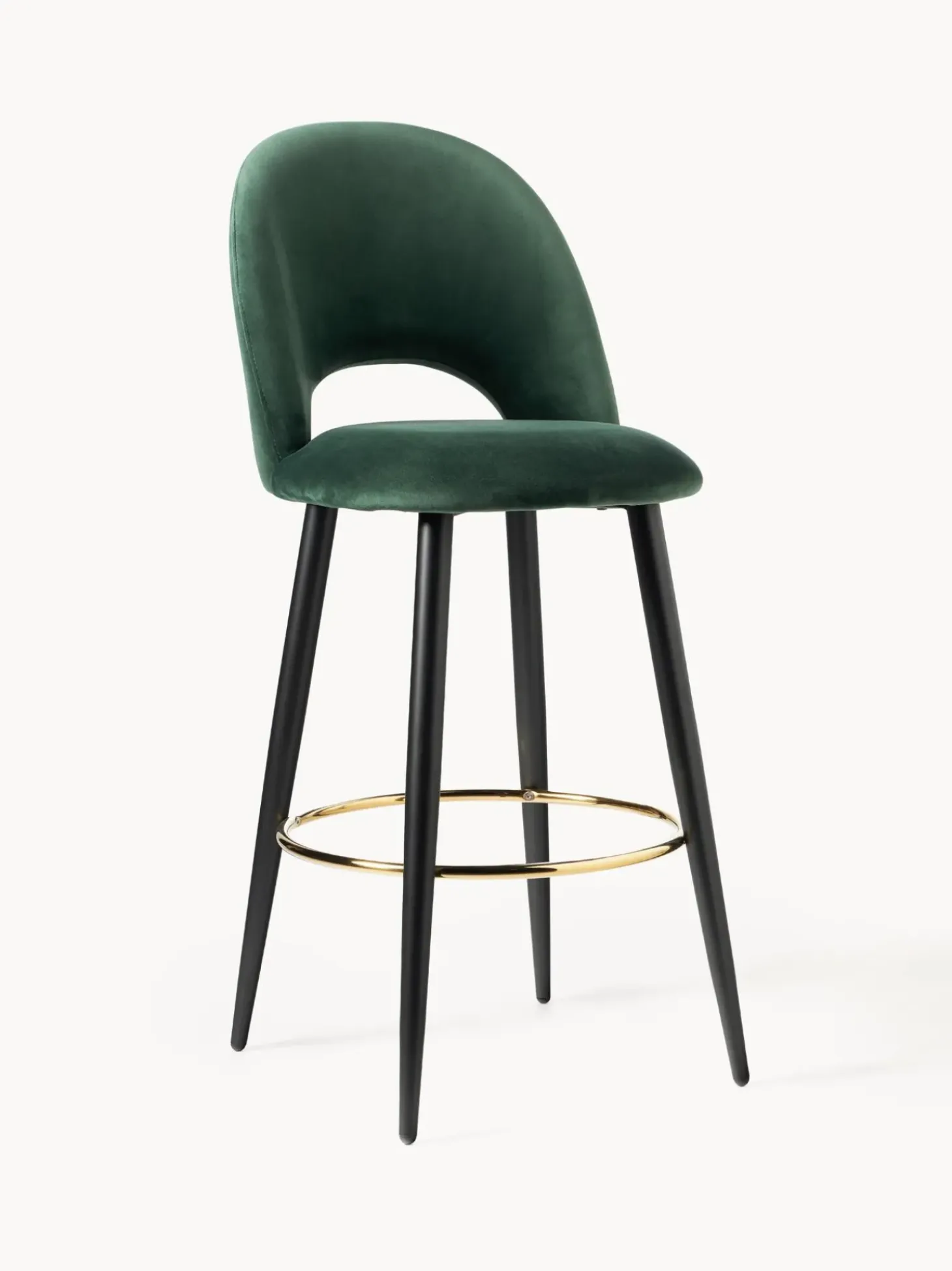 Sgabello Cucina In Velluto Rachel