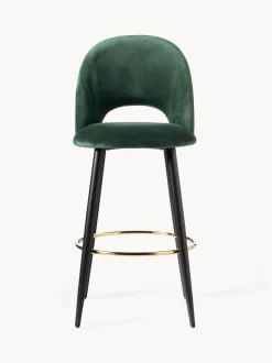 Sgabello Cucina In Velluto Rachel