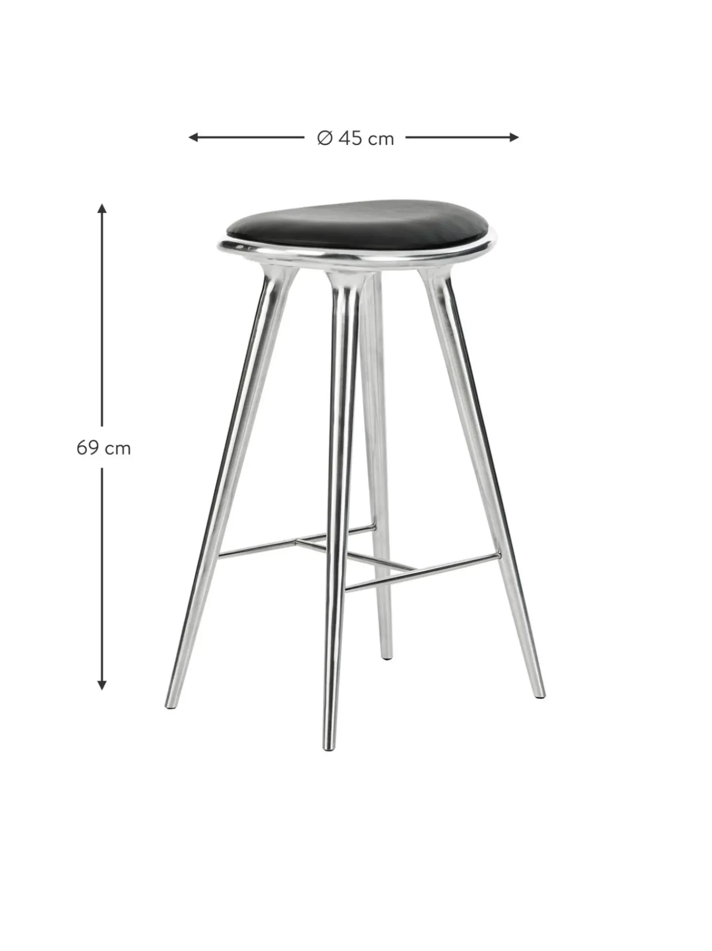 Sgabello Da Bar High Stool