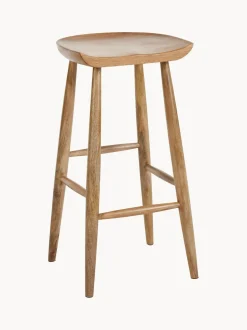 Sgabello Da Bar In Legno Di Mango Nino