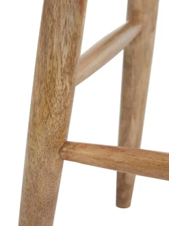 Sgabello Da Bar In Legno Di Mango Nino