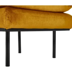 Sgabello Da Divano In Velluto Retro