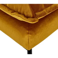 Sgabello Da Divano In Velluto Retro