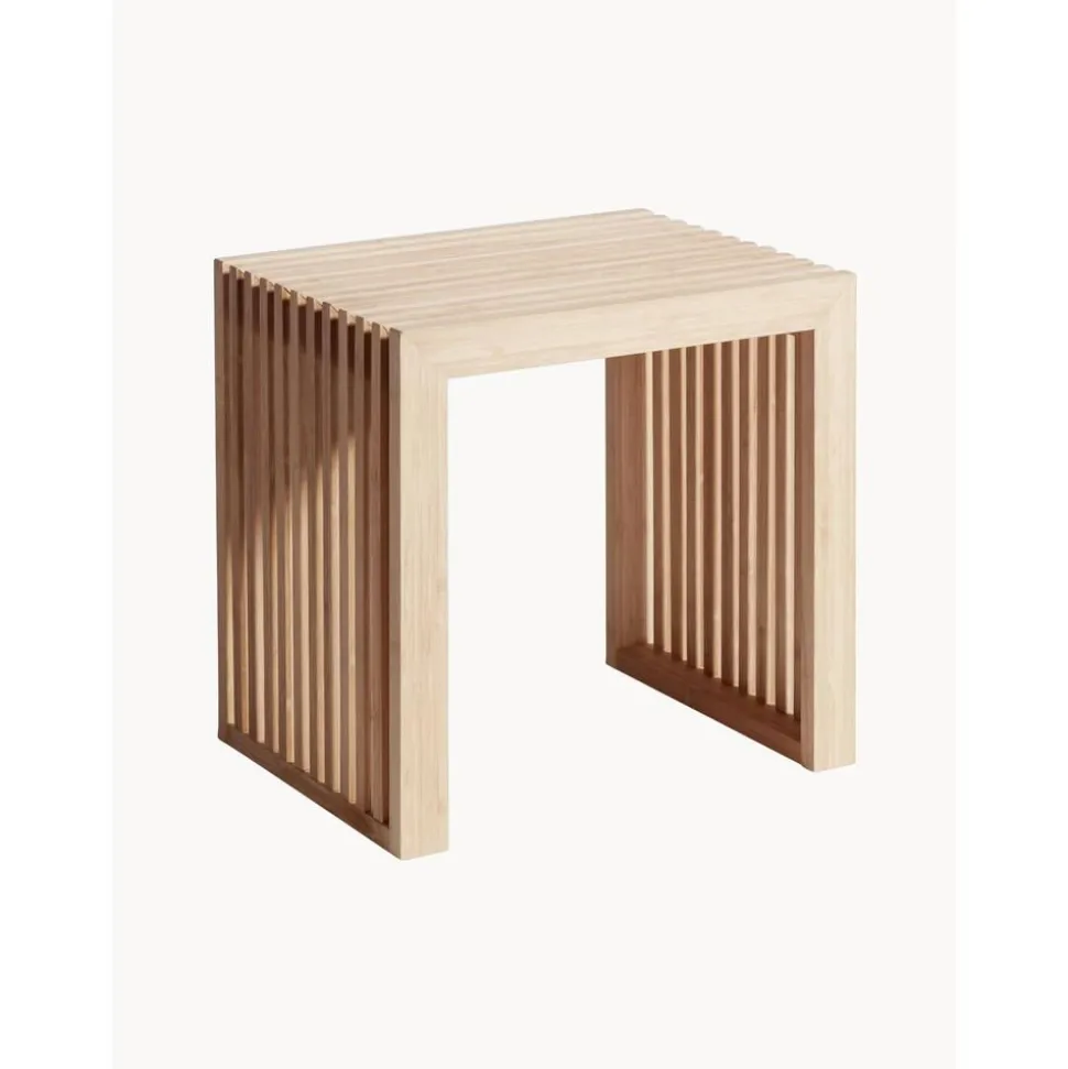 Sgabello In Bambu Rib