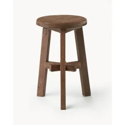 Sgabello In Legno Di Acacia Dingklik