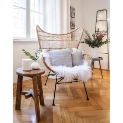 Sgabello In Legno Di Acacia Dingklik