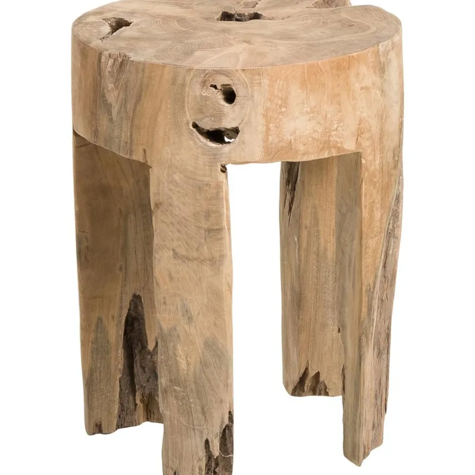 Sgabello In Legno Di Teak Java