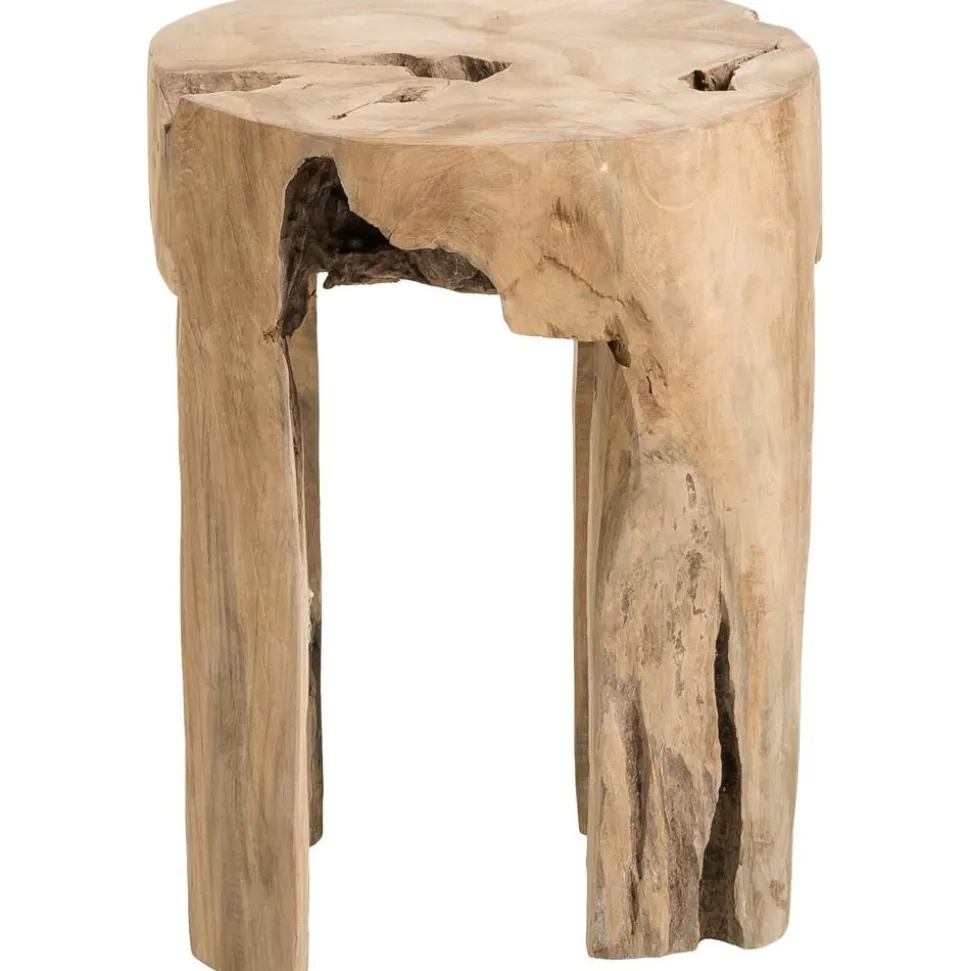 Sgabello In Legno Di Teak Java