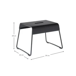 Sgabello In Metallo Aguina