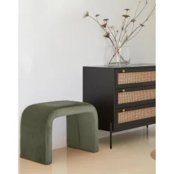 Sgabello In Tessuto Boucle Penelope