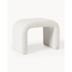 Sgabello In Tessuto Boucle Penelope