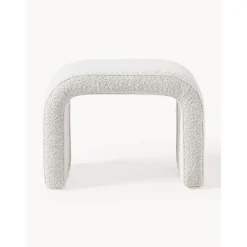 Sgabello In Tessuto Boucle Penelope