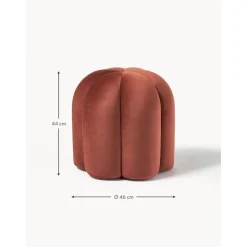 Sgabello In Velluto Cali