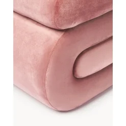 Sgabello In Velluto Merle