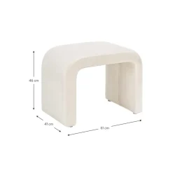 Sgabello In Velluto Penelope