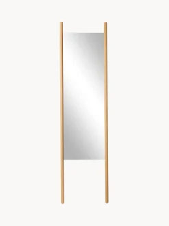 Specchio Angolare Da Appoggio Con Montanti In Legno Di Rovere Elin