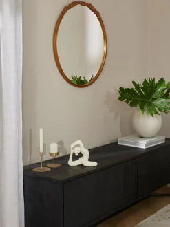 Specchio Barocco Rotondo Da Parete Francesca