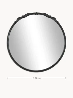 Specchio Barocco Rotondo Da Parete Francesca