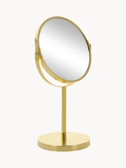Specchio Cosmetico Rotondo Con Ingrandimento E Base In Metallo Classic