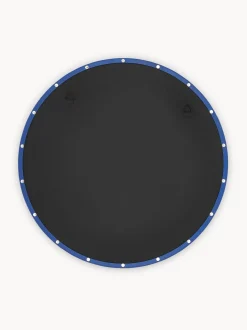 Specchio Da Parete Tondo Con Struttura In Metallo Blu Ivy