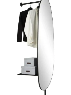 Specchio Moderno Da Parete Con Ripiano In Metallo Ophelia