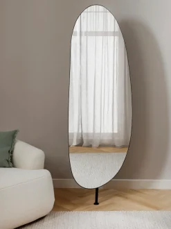 Specchio Moderno Da Parete Con Ripiano In Metallo Ophelia